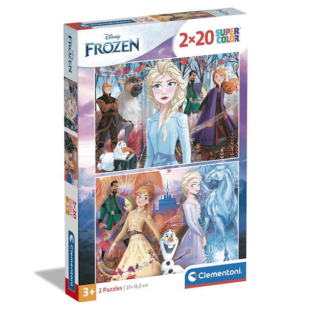 Puzzle 2x20 pçs - Frozen 1