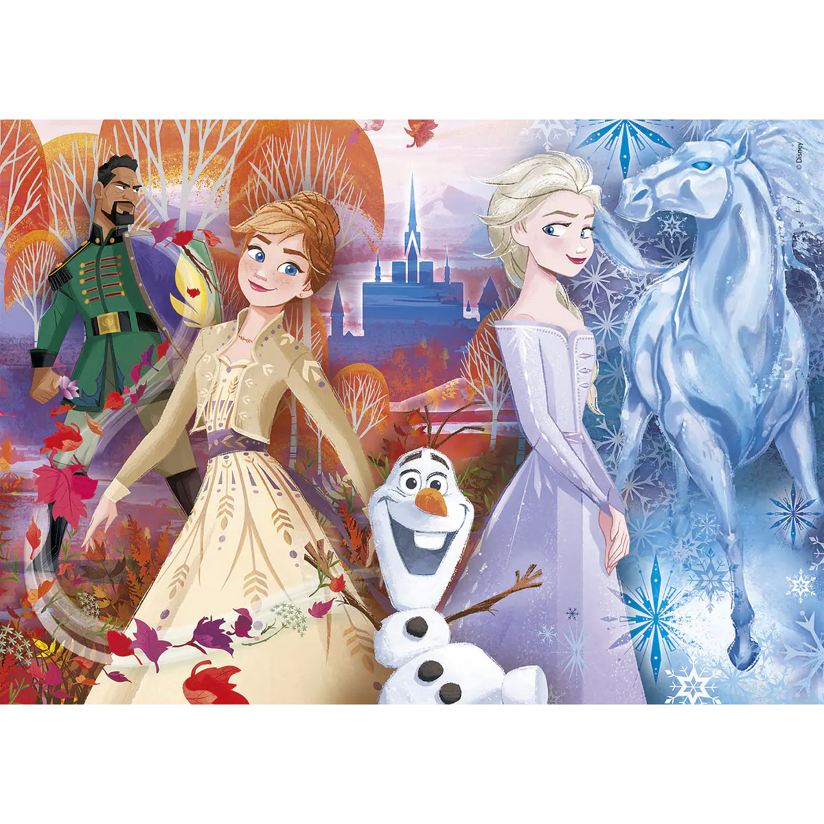 Puzzle 2x20 pçs - Frozen | Cubos Luminosos