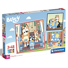 Puzzle 3 x 48 pçs - Bluey 1