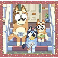 Puzzle 3 x 48 pçs - Bluey