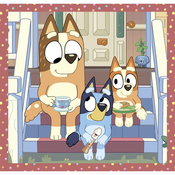 Puzzle 3 x 48 pçs - Bluey 2