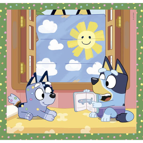 Puzzle 3 x 48 pçs - Bluey 4