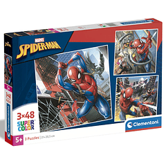 Puzzle 3 x 48 pçs - Spider-Man