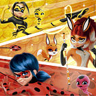 Puzzle 3 x 48 pçs - Ladybug 4