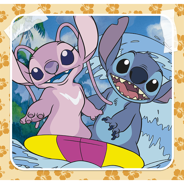 Puzzle 3 x 48 pçs - Stitch 4