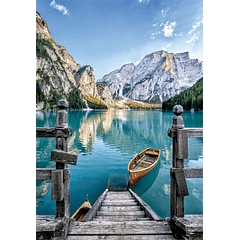 Puzzle 500 pçs - Braies Lake