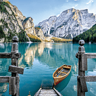 Puzzle 500 pçs - Braies Lake 2