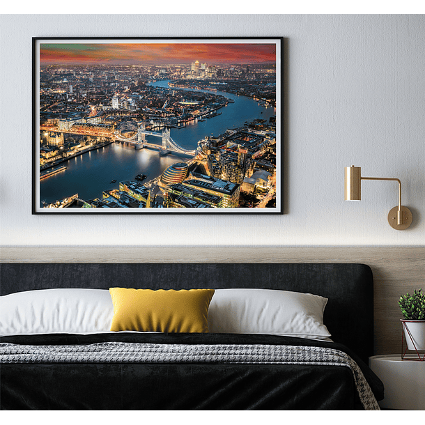 Puzzle 2000 pçs - Foto Aérea de Londres 3