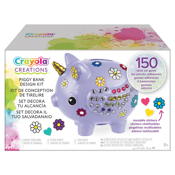 Crayola Creations - Kit Decora Teu Porquinho Mealheiro 1