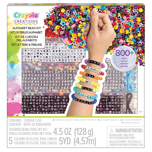 Crayola Creations - Set Pulseiras de Contas e Letras 