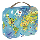 Puzzle Atlas do Mundo 100 Peças 1