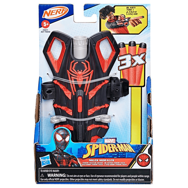 Spider-Man - Nerf Lançador Thwip-Tech Miles Morales 1
