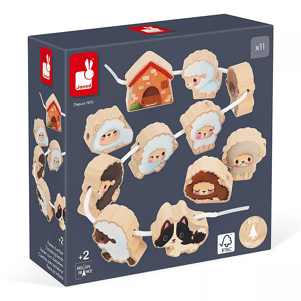 Contas de Enfiar - Ovelhas 1