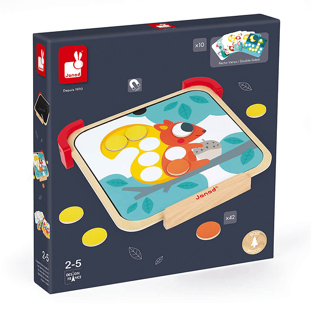 Aprende as Cores com Formas Magnéticas 1