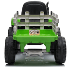 Trator com Atrelado Verde 12V 4