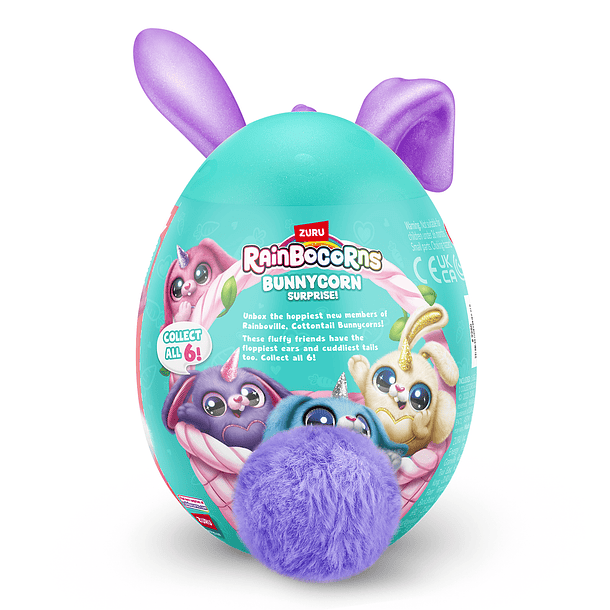 Rainbocorns - Mini Peluche Bunnycorn Surprise Roxo 2