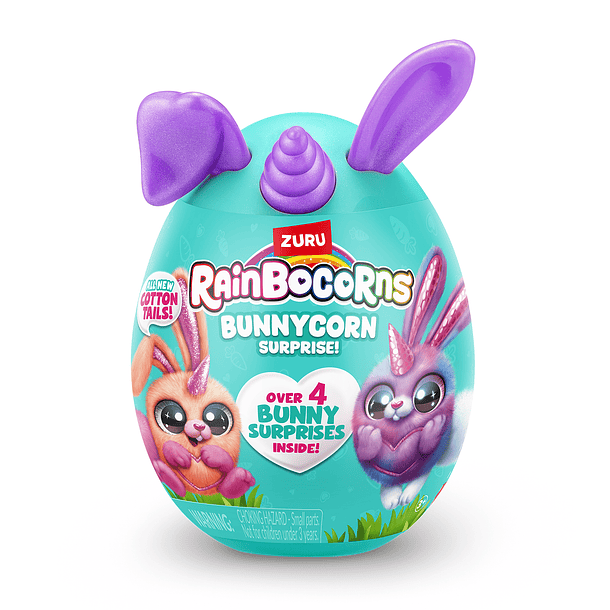 Rainbocorns - Mini Peluche Bunnycorn Surprise Roxo 1