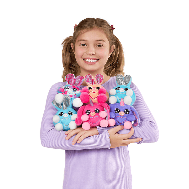 Rainbocorns - Mini Peluche Bunnycorn Surprise Cinza 3