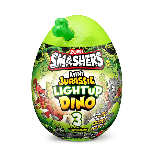 Smashers Mini Jurassic Light Up Dino - Ovo Surpresa Mini 1