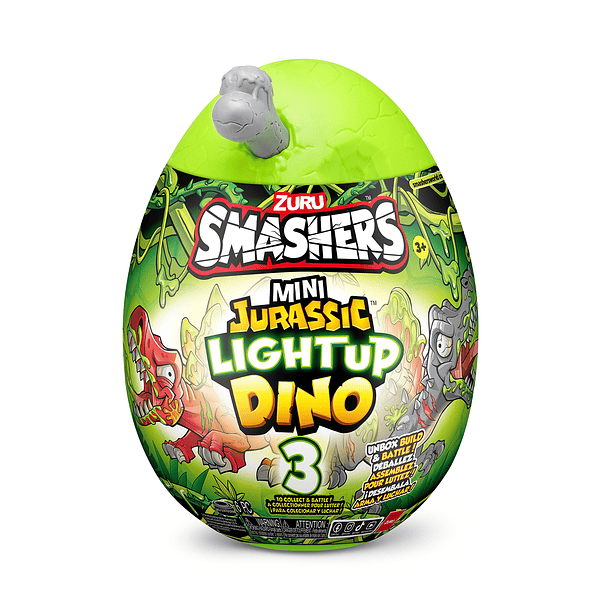 Smashers Mini Jurassic Light Up Dino - Ovo Surpresa Mini 6