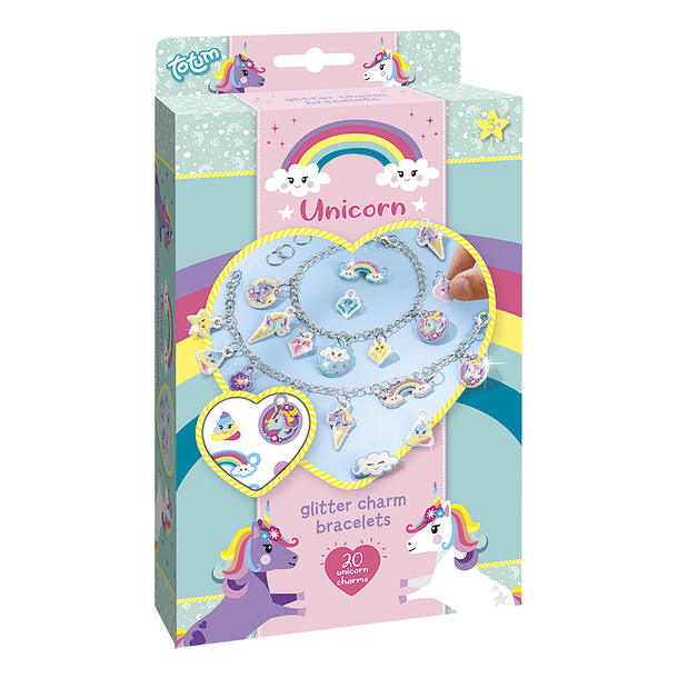 Kit Pulseiras Brilhantes - Unicórnio 1