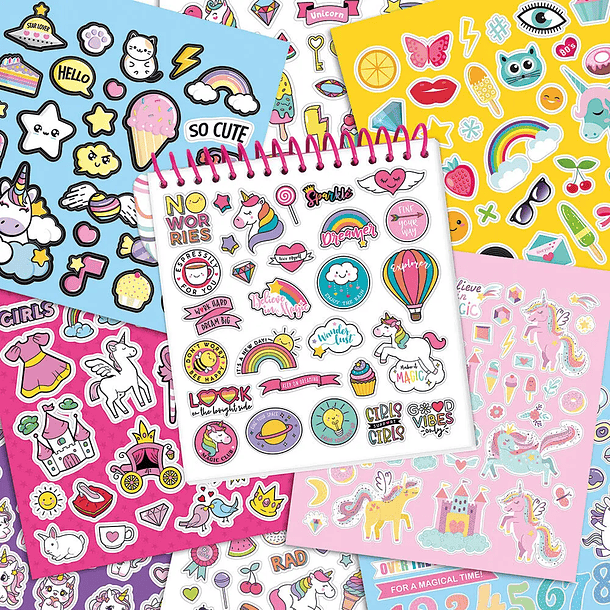 Unicórnio - Livro com 500 Stickers 3
