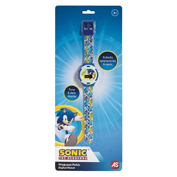 Relógio Digital - Sonic Azul 1