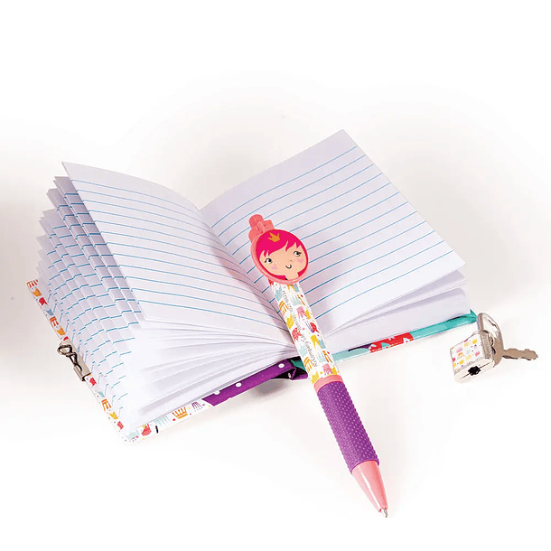 Diário Princesa + Caneta 2
