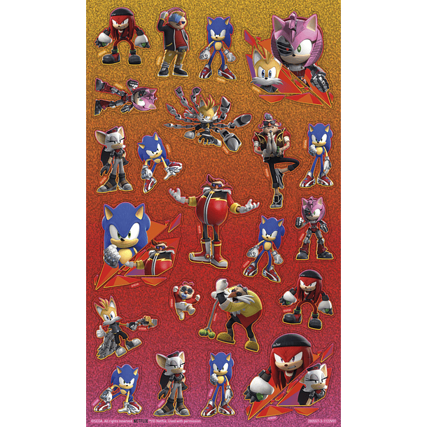 Sonic - Conjunto Super Stickers 5