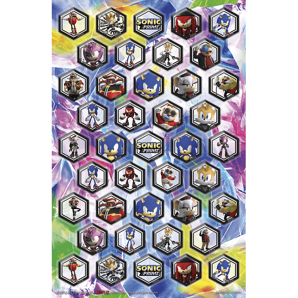 Sonic - Conjunto Super Stickers 7