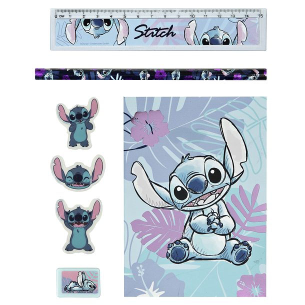 Stitch - Conjunto de Escrita com Bolsa 2