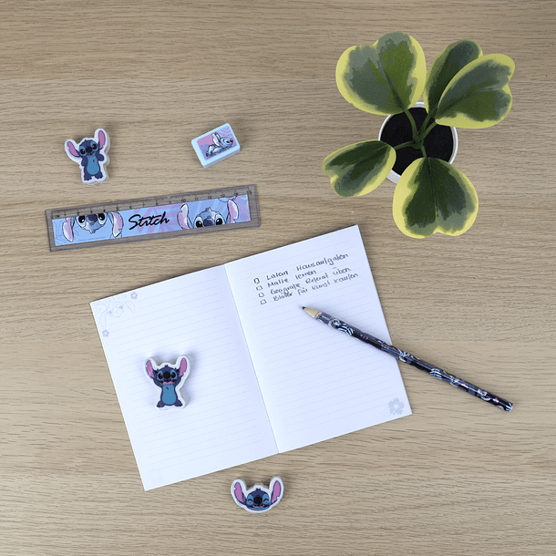 Stitch - Conjunto de Escrita com Bolsa 3