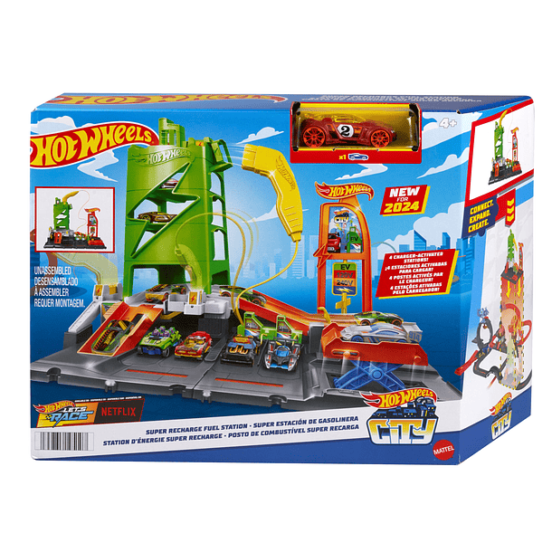 Hot Wheels City  - Estação de Carregamento de Carros Elétricos 1