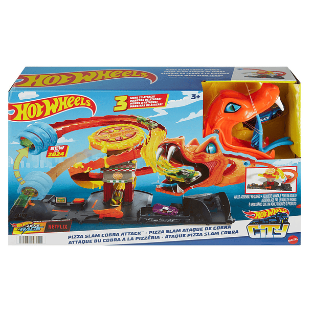Hot Wheels City - Ataque Pizza Slam da Serpente 1