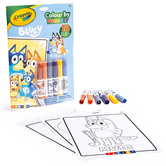 Crayola - Livro de Atividades Colorir por Números Bluey