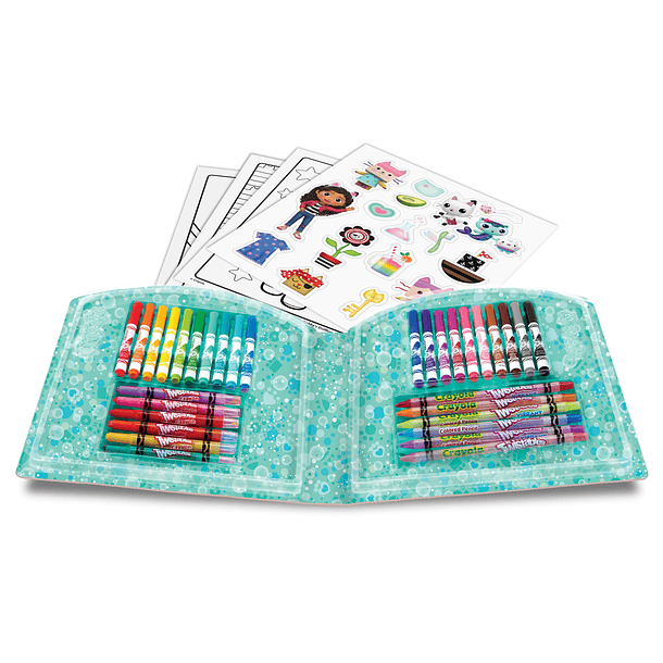 Crayola - Mala Kit de Criatividade Gabby's Dollhouse 2