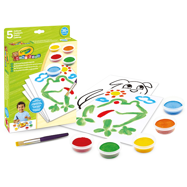 Crayola Mini Kids - Kit de Pintura Laváveis 