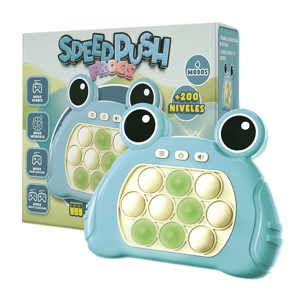Speed Push Pop It Eletrônico - Sapo 