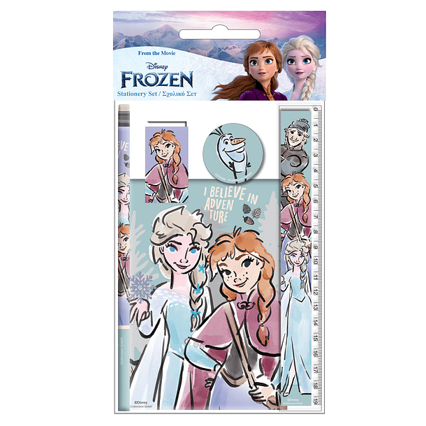 Conjunto Escolar - Frozen 