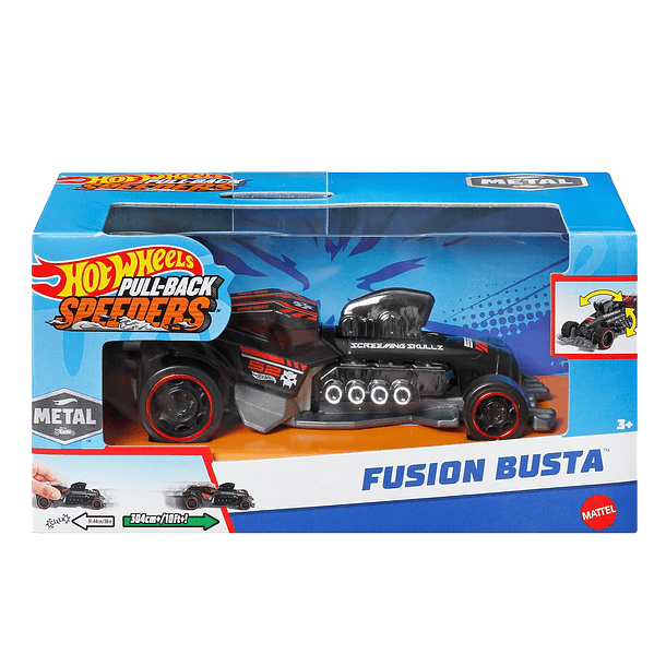 Hot Wheels Pull-Back Speeders - Fusion Busta 
