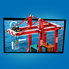 Porto Marítimo com Navio de Carga 4