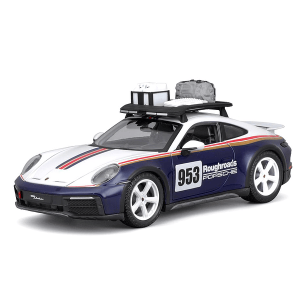 Bburago 1:24 - Porsche 911 #953 Dakar Rally 2023 1
