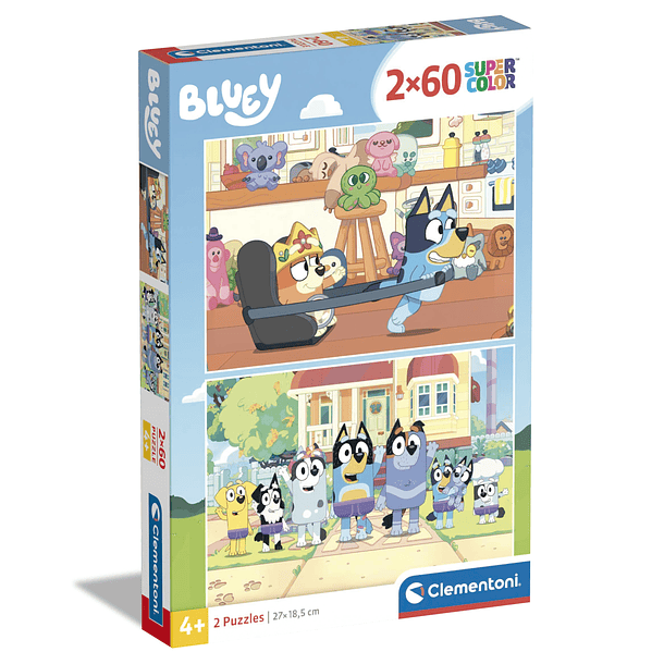 Puzzle 2x60 pçs - Bluey 1