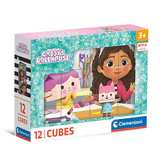 Puzzle 12 Cubos - Gabby's Dollhouse