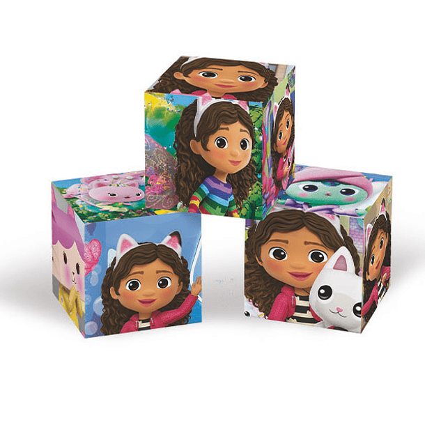 Puzzle 12 Cubos - Gabby's Dollhouse 2