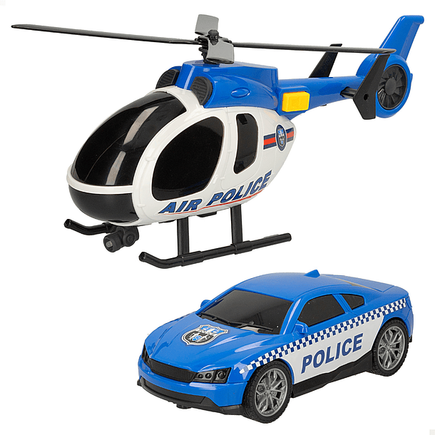 Speed & Go - Helicóptero e Veículo da Polícia 2