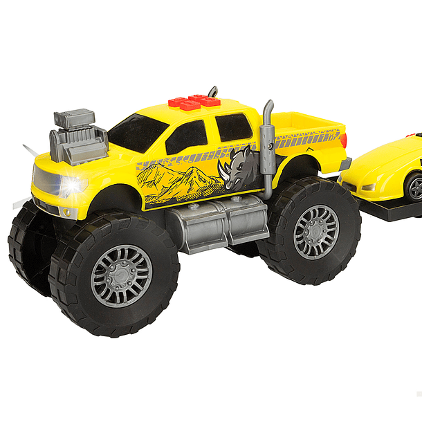 Speed & Go - Monster Truck com Reboque de Carro Desportivo 3