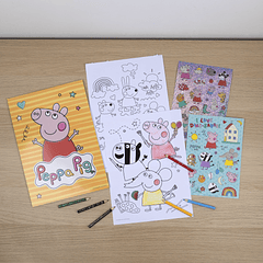 Peppa Pig - Conjunto Colorir