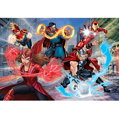 Puzzle Glitter 104 pçs - Marvel Avengers