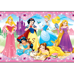 Puzzle 104 pçs - Disney Princess